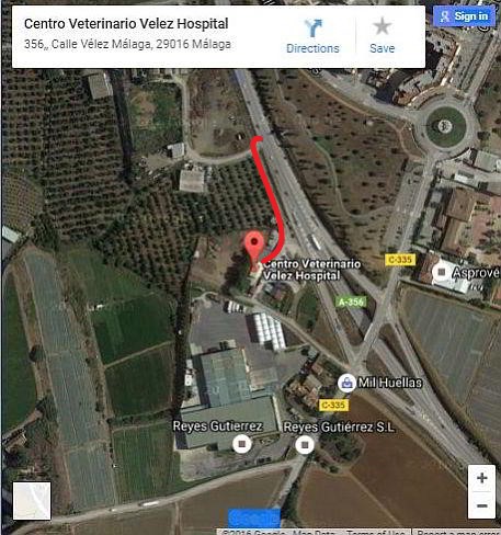 mapa veterinario 365 velez malaga